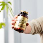 product_image_name-Solgar-Psyllium Husks Fiber 500mg, 200 Vegetable Capsules-3