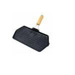 Crealys Poêle Grill fonte rectangulaire 21*35 cm + Poele Grill GRATUIT