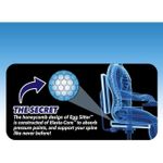 product_image_name-Generic-Egg Sitter, Coussin de siège de soulagement de Douleur avec la Couverture antidérapante, la Conception Respirable de nid d'abeilles absorbe la Pression-4