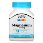 product_image_name-21st Century-Magnésium, 250 mg, 110 comprimés-1
