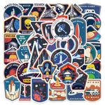 52pcs Astronaut Stickers Outer Space Planetarium