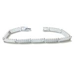 product_image_name-Generic-Bracelet En Acier Inoxydable Argenté Unisex Reglable-1