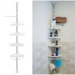 product_image_name-Generic-Étagère d'angle de salle de bain رف زاوية الحمام قابل للتعديل، يستخدم لمستحضرات التجميل والشامبو، سهل التخزين، أنيق ومتين-1