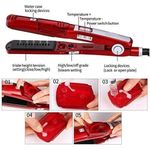 product_image_name-Kemei-مكواة فرد الشعر الاحترافية من كيمي ، مكواة فرد الشعر بالبخار ، لوحات عائمة من السيراميك ، مملس أيوني سهل الانزلاق ، مملس شعر-3