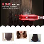 product_image_name-Kemei-مكواة فرد الشعر الاحترافية من كيمي ، مكواة فرد الشعر بالبخار ، لوحات عائمة من السيراميك ، مملس أيوني سهل الانزلاق ، مملس شعر-5