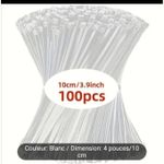 product_image_name-Generic-100 Pcs Colliers 10cm Attache Câble Nylon TIE, Serrage Autobloquant-1