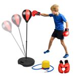 product_image_name-Generic-Sac De Frappe Enfants Punching Ball Réglable En Hauteur 80-110cm Avec GaDe boxe Et Pompe Pour Entraînement De Boxe-1
