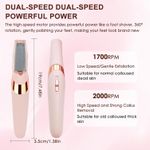 product_image_name-Generic-مبرد كهربائي للعناية بالقدمين قابل لإعادة الشحن مع رأس قابل للتبديل وإضاءة ليد وتصميم مريح لإزالة الجلد الميت والعناية بالأقدام بلون وردي-4