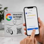 Generic Plaque NFC & code QR Avis Google (Français) - image 2