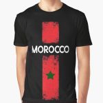 Morocco - Semi final world cup Graphic T-Shirt avec design personnalisé