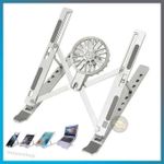 product_image_name-Generic-قاعدة تبريد عالمية من الألومنيوم للكمبيوتر المحمول مع مروحة، قابلة للطي ومتوافقة مع الأجهزة اللوحية والهواتف-4