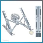 product_image_name-Generic-قاعدة تبريد عالمية من الألومنيوم للكمبيوتر المحمول مع مروحة، قابلة للطي ومتوافقة مع الأجهزة اللوحية والهواتف-5