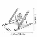 product_image_name-Generic-قاعدة تبريد عالمية من الألومنيوم للكمبيوتر المحمول مع مروحة، قابلة للطي ومتوافقة مع الأجهزة اللوحية والهواتف-8