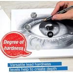 product_image_name-Faber castell-Ensemble des crayons HB Faber-Castel 6 Crayon+Gomme+Taille Crayon-3