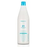 Salerm شامبو خالٍ من البارابين، إصلاح بحمض الهيالورونيك، بروتين الحرير، فيتامين B5 مرطب 1 لتر