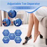 product_image_name-Orthex-مصحح الورم، مُقوِّم أصبع القدم لمصابي الورم مع فواصل غير قابلة للانزلاق للأصابع الكبيرة، جبيرة سيليكون مُجوَّفة لتخفيف الورم، مناسب للقدم اليسرى واليمنى، 1 قطعة-4