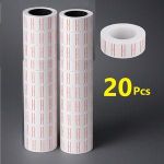 product_image_name-BOOST OFFICE-20 لفة من الملصقات اللاصقة 21x12 مم - خاص لماكينات وضع الأسعار-1