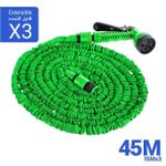 product_image_name-Generic-Magic Hose Tuyau Arrosage Extensible 45m + Pistolet à Eau 7 jets + Embouts Universels -Longueur 45 M-1