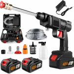 product_image_name-Generic- Pistolet de Nettoyage Haute Pression  avec Batterie et Accessoires - Laveuse Portable pour Voiture et Jardin-1