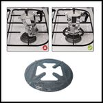 product_image_name-Generic-حامل مخفض رمادي لموقد الغاز // موقد الجرف الدائري خزنة المطبخ موكا ، إبريق الشاي-1