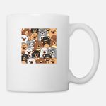 Bear pattern wallpaper Mug, Haut Qualité , كأس ,كوب مخصص ,هدية عيد ميلاد