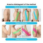 product_image_name-Generic-Genouillère, Bande élastique de kinésiologie pour la récupération athlétique, bandage de fitness-1