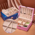 product_image_name-Generic-Boîte à bijoux avec compartiments multiples pour un rangement facile-4