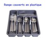 product_image_name-Generic-منظم أدوات المائدة البلاستيكي - منظم درج للمطبخ مع أقسام-1