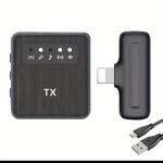 product_image_name-Generic-ميكروفون لافالير SX8 اللاسلكي، لتسجيل الفيديو، البث المباشر، ميكرفون مشبك للمؤتمرات-2