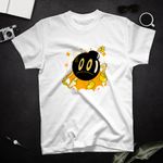 تيشورت رجالي - أبيض - Bombe