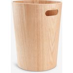 product_image_name-Generic-Corbeille à Papier Bois Naturel Ø23xH30cm Style Scandinave Bureau Chambre Salon Design Intérieur Durable-2