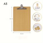 product_image_name-Generic-Bloc-notes en bois – accessoire pratique pour l’école et le bureau-1