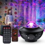 product_image_name-Generic-Projecteur LED Galaxy avec Haut-Parleur Bluetooth et Télécommande-2