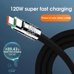 product_image_name-Generic-Câble USB 3 en 1 pour recharge rapide et transfert de données, plusieurs ports, pour iPhone ios, Samsung, Huawei, Xiaomi, 120W 6A-4