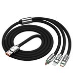 product_image_name-Generic-Câble USB 3 en 1 pour recharge rapide et transfert de données, plusieurs ports, pour iPhone ios, Samsung, Huawei, Xiaomi, 120W 6A-7
