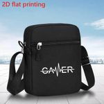 product_image_name-Generic-Sac Bandoulière Gamer pour Hommes avec Impression 2D Plate et Lettrage Audaceux "GAMER" - Bande Réglable, Compartiment Spatialisé Laptop/Tablette-Téléphone – Sac à Dos Quotidien Décontracté Pour Jeu & Trajet (Noir)-5