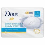Dove Lot de 4 barres de savon exfoliante douce- 90g*4