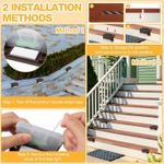 product_image_name-Generic-4 Pièces Lampes Solaires d'extérieur pour Escalier,Lampe Solaire Extérieur Jardin Clôture Lampes Solaires Extérieures Imperméables Lumiere Solaire Marche Exterieur LED de Étanche Décoration-8
