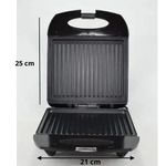 product_image_name-Elite-شواية مزدوجة الجوانب 1400 واط - بانيني، تاكو، لحوم - لوح غير لاصق 25x21 سم-3