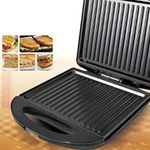 product_image_name-Elite-شواية مزدوجة الجوانب 1400 واط - بانيني، تاكو، لحوم - لوح غير لاصق 25x21 سم-5