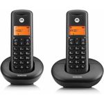 product_image_name-Motorola-Téléphone Fixe Sans Fil Duo , blocage des appels téléphoniques High Quality - E202-2