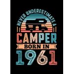 Camper born in 1961 60th  Poster Chambre Haute Qualité