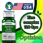 product_image_name-Piping Rock-Optizinc Complex( formule complète de zinc) 50 mg 120 Capsules -1