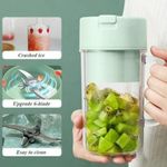 product_image_name-Generic-Partagez ce produit   Presse Fruits électrique sans fil USB , Mixeur Hachoir extracteur de jus pour tous les fruits-1