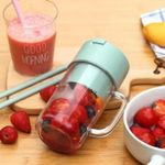 product_image_name-Generic-Partagez ce produit   Presse Fruits électrique sans fil USB , Mixeur Hachoir extracteur de jus pour tous les fruits-5