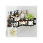 product_image_name-Generic-Étagère de Rangement d'angle set 5 Organisateur Coin Salle de Bain Cuisine Douche SANS perçage-3