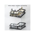 product_image_name-Generic-Étagère de Rangement d'angle set 5 Organisateur Coin Salle de Bain Cuisine Douche SANS perçage-4