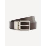 product_image_name-Celio-CEINTURE CUIR BOUCLE VINTAGE - MARRON-1