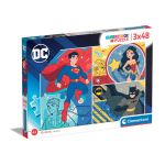Clementoni ألغاز DC COMICS / 3x48 قطعة