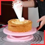 product_image_name-Generic-حامل لتزيين الكعك الدوار - صينية دوّارة للكعك، طاولة دوّارة للكعك-1